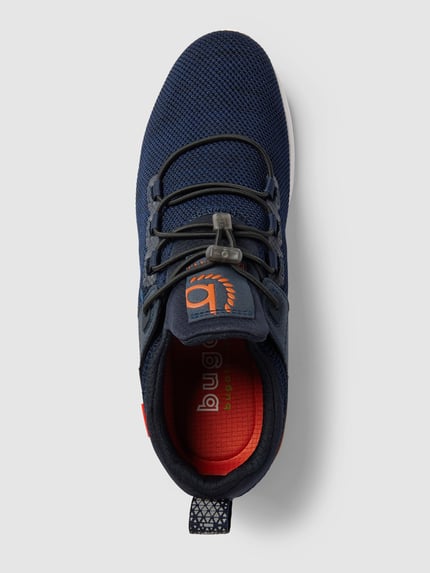 bugatti Sneakersy z detalami z logo model ‘Numbis’ Ciemnoniebieski 3