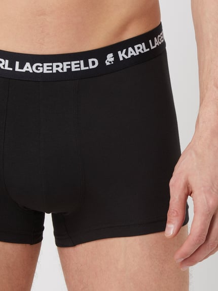 Karl Lagerfeld Trunks in unifarbenem Design im 3er-Pack Dunkelgrau 6
