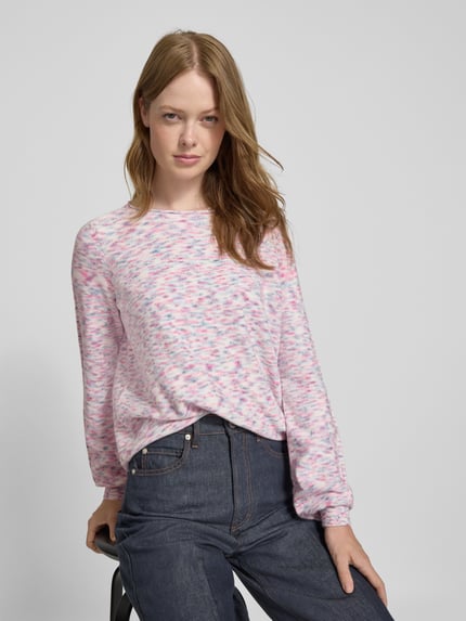 Christian Berg Woman Strickpullover mit Rundhalsausschnitt Rosa 3