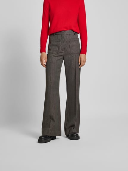 Victoria Beckham Stoffen broek met steekzakken Lichtbruin - 4
