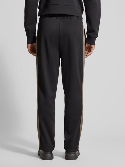 HUGO Relaxed Fit Sweatpants mit Reißverschluss-Detail Modell 'DOLOS' Black 5