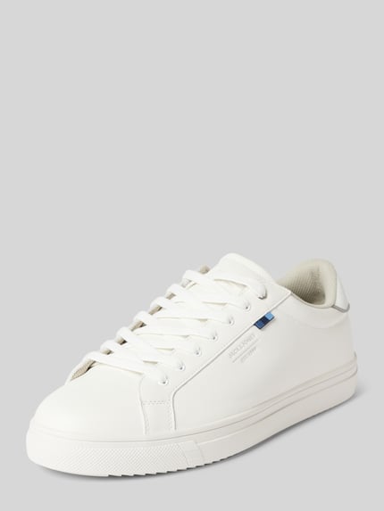 JACK & JONES Sneaker mit Label-Print Modell 'BALE' Weiss 1