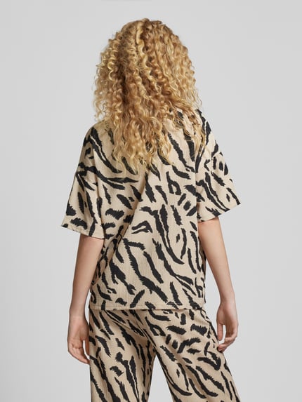 PIECES T-Shirt mit Strukturmuster Modell 'LUNA' Sand 5