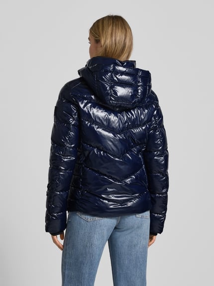 FIRE + ICE Puffer jacket met capuchon model 'SAELLY2' Donkerblauw - 5