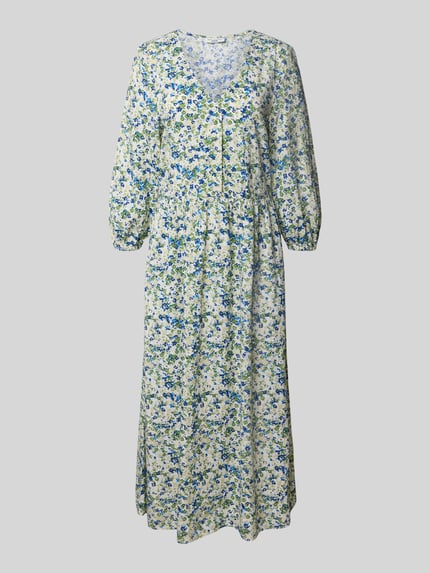 Marc O'Polo DENIM Freizeitkleid aus Viskose-Baumwoll-Mix Royal 2