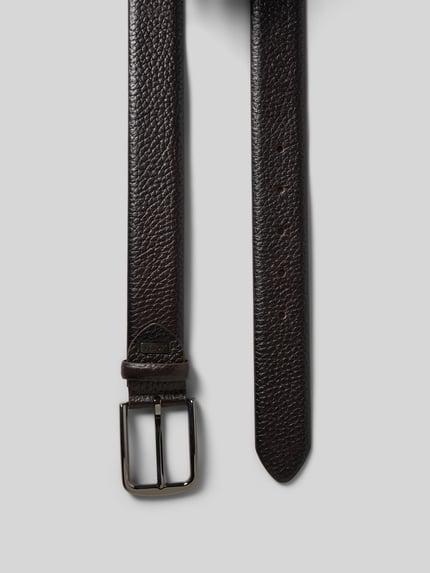 MONTI Gürtel mit Label-Detail Schoko 3