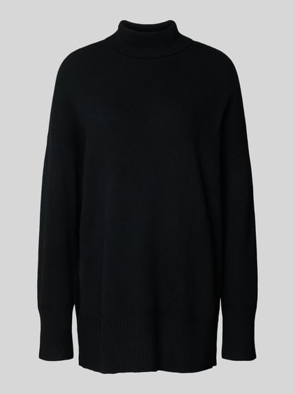 VERO MODA Relaxed Fit Rollkragenpullover mit Woll-Anteil Modell 'AQUARIUS' Black 2