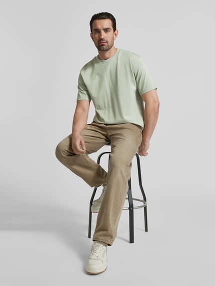 Lindbergh Oversized T-Shirt mit Rundhalsausschnitt Gruen 3