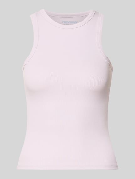 REVIEW Tanktop met riblook Lila - 2