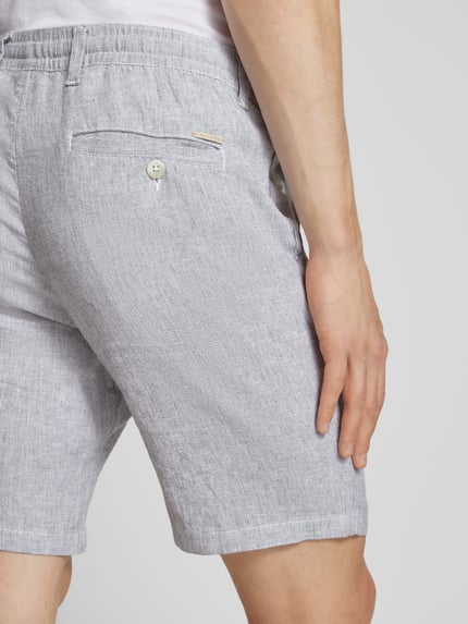 JACK & JONES Korte regular fit broek met tunnelkoord, model 'MYKONOS' Lichtblauw - 3