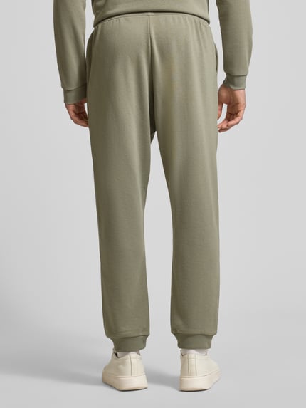 Tommy Hilfiger Regular Fit Sweathose aus Baumwoll-Mix Khaki 5