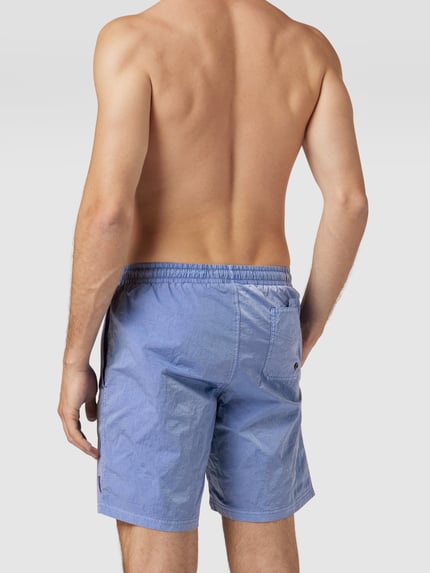 GUESS Zwembroek met labelapplicatie Koningsblauw - 4