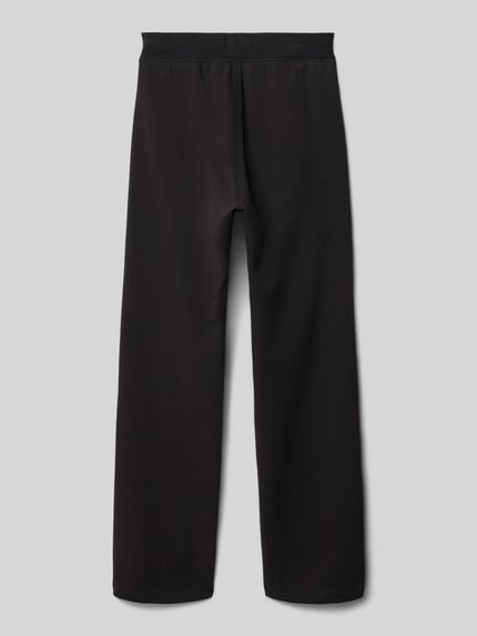 Calvin Klein Jeans Sweatpants met labelstitching en elastische band Zwart - 3