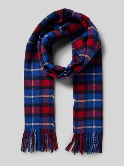 Polo Ralph Lauren Schal aus Woll-Kaschmir-Mix Modell 'Plaid' Rot 1