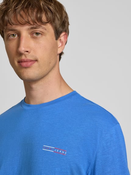Tommy Jeans Regular Fit T-Shirt aus reiner Baumwolle Royal 3
