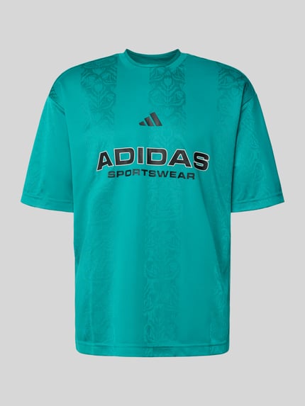 adidas Sportswear Regular Fit T-Shirt mit Logo-Print Modell 'Tiro' Lind 2