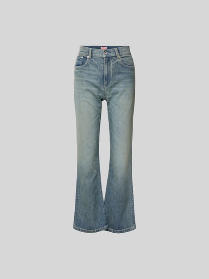 Kenzo Jeansy o rozkloszowanym kroju z 5 kieszeni Jeansowy niebieski 2