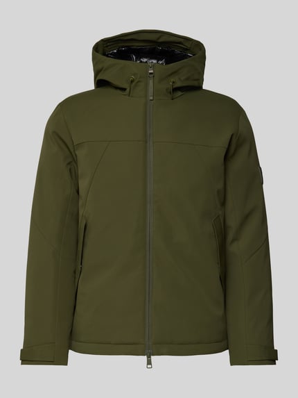 Tommy Hilfiger Regular Fit Funktionsjacke mit Kapuze Oliv 2