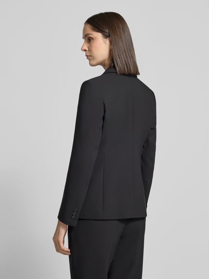 MORE & MORE Slim Fit Blazer mit Pattentaschen Black 5