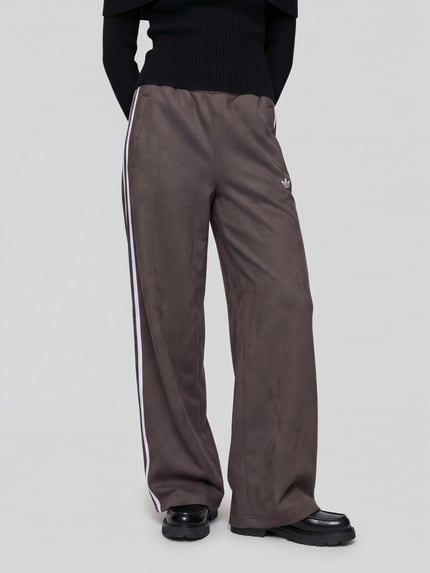 adidas Originals Regular Fit Sweathose mit Kontraststreifen Schoko 4