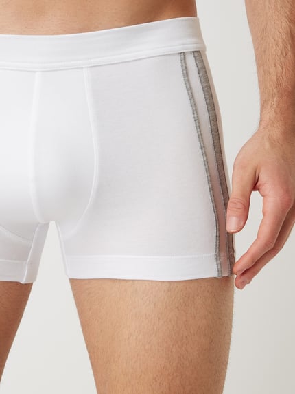 SCHIESSER Trunks met stretch in set van 3 Wit - 4