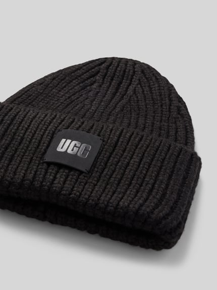UGG Mütze mit Logo-Patch Black 2