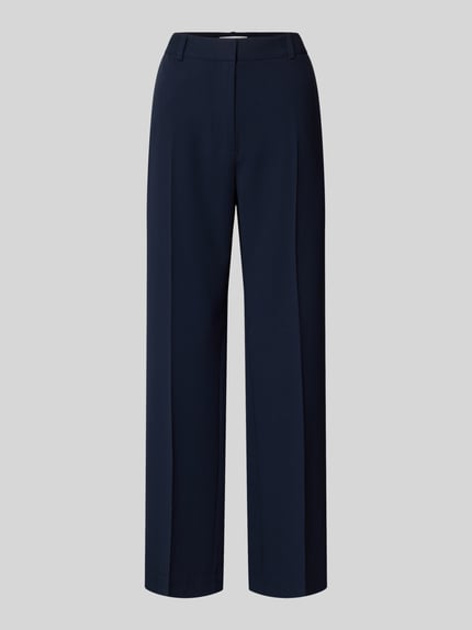 Broek met persplooien model 'LARA' Shop The Look MANNEQUINE