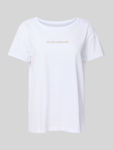 Armani Exchange T-shirt met labeldetail Wit - 2