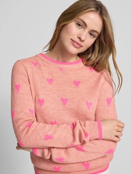 Essentiel Antwerp Relaxed Fit Pullover mit Woll-Anteil Modell 'ISA' Hellrosa 3