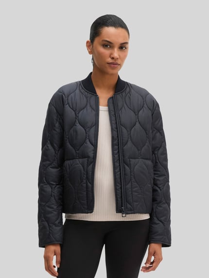 Marc O'Polo Relaxed Fit Steppjacke mit gesteppter Struktur Dunkelblau 4