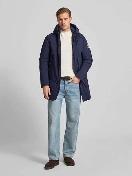 Save The Duck Parka o kroju regular fit z kapturem model „WILSON” Granatowy 1