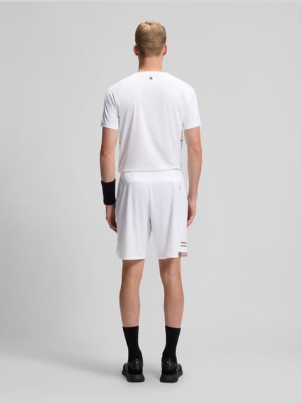 BOSS Green Regular Fit Sportshorts Modell 'JT_TOC GAME' Weiss 5