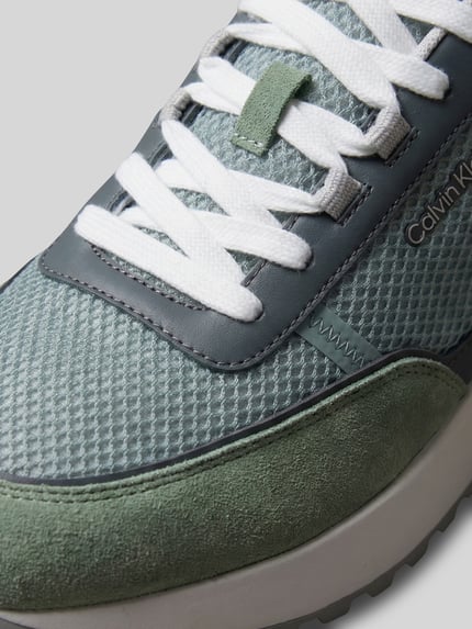 CK Calvin Klein sneakers met logo-applicatie Lichtgroen - 4