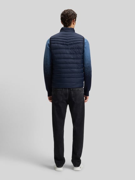 BOSS Orange Slim Fit Steppweste mit Label Patch Modell 'ODENO2' Black 5