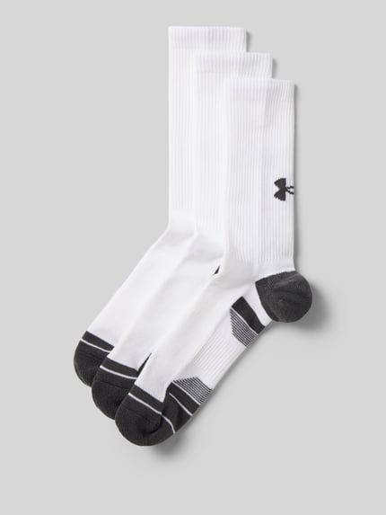 Under Armour Skarpety z elastycznym pasem w zestaw 3 szt. Biały 1