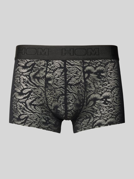 HOM Boxershort met elastische band met logo Black - 1