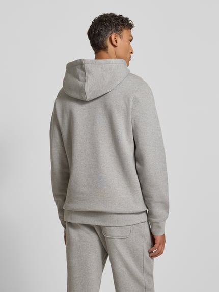 Wood Wood Hoodie mit Känguru-Tasche Modell 'Ash' Mittelgrau 5