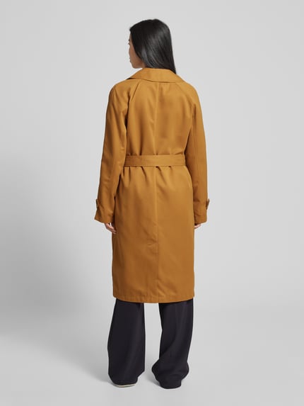 VERO MODA Outdoor Trenchcoat mit Bindegürtel Modell 'LOU' Camel 5