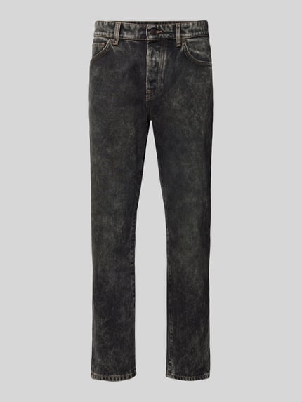 BOSS Orange Regular Fit Jeans im Used-Look Modell 'RE.MAINE' Jeansblau 2