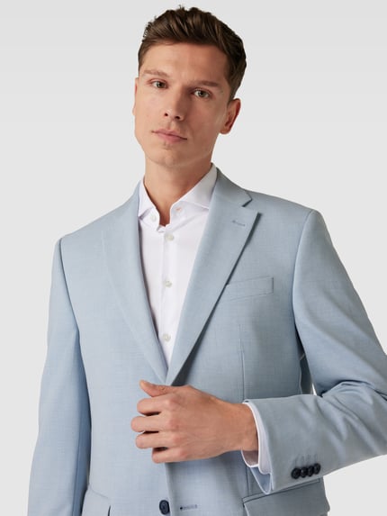 Pierre Cardin Sakko mit Strukturmuster Modell 'Grant' Hellblau 3