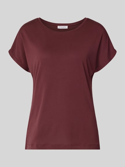 Christian Berg Woman Regular Fit T-Shirt mit Rundhalsausschnitt Schoko 2