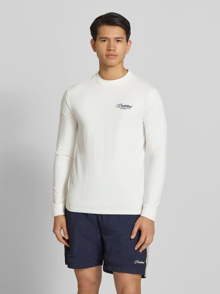 PROHIBITED Longsleeve mit Label-Stitching Modell 'Cyclists Longsleeve' Offwhite 4