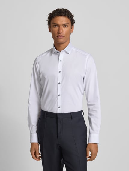 OLYMP Level 5 Slim Fit businessoverhemd in premiumkwaliteit Wit - 4
