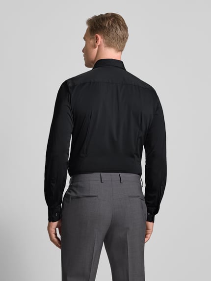 JOOP! COLLECTION Slim Fit Business-Hemd mit Knopfleiste Weiss 5