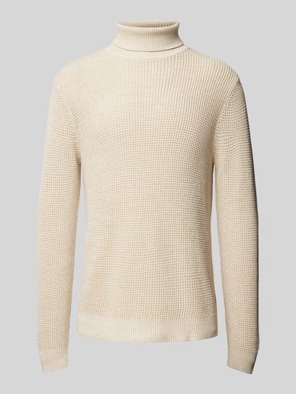 JACK & JONES Premium Coltrui met labeldetail, model 'VIGGO' Zand - 2