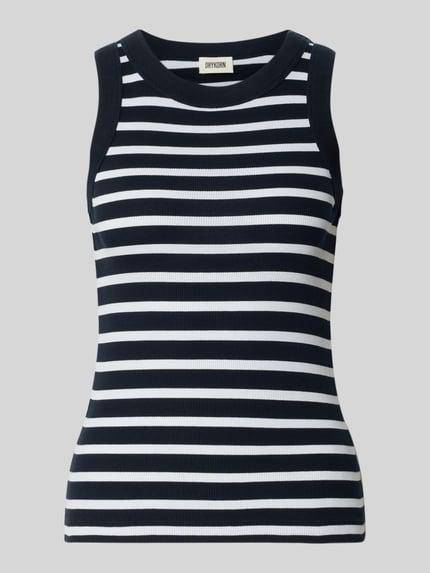 Tanktop mit Rippenstruktur Modell 'OLINA' Shop The Look MANNEQUINE