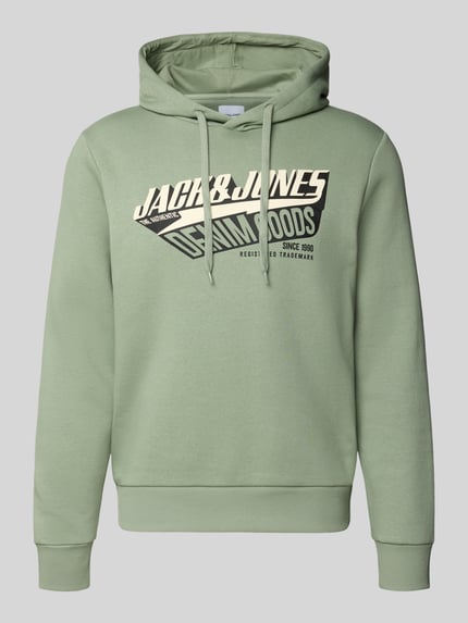 JACK & JONES Hoodie mit Kapuze Gruen 2