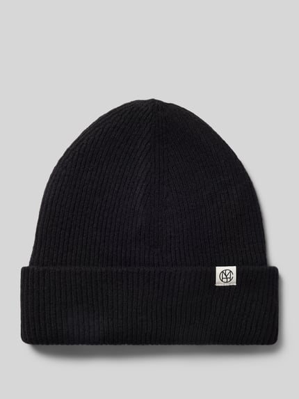 MSCH Copenhagen Mütze aus reiner Wolle Modell 'LOWEE ICON' Black 1