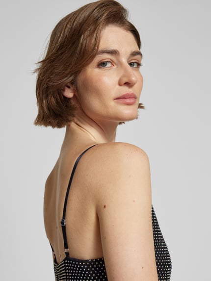 Hey Kyla Avondjurk met siersteentjes Zwart - 3