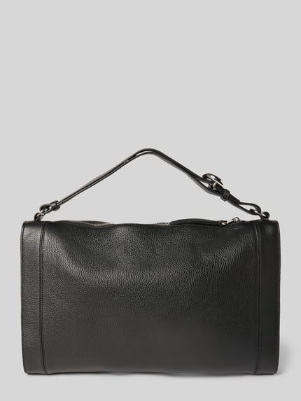 Coccinelle Shoulder Bag mit Logo-Applikation Modell 'Elinor' Black 4